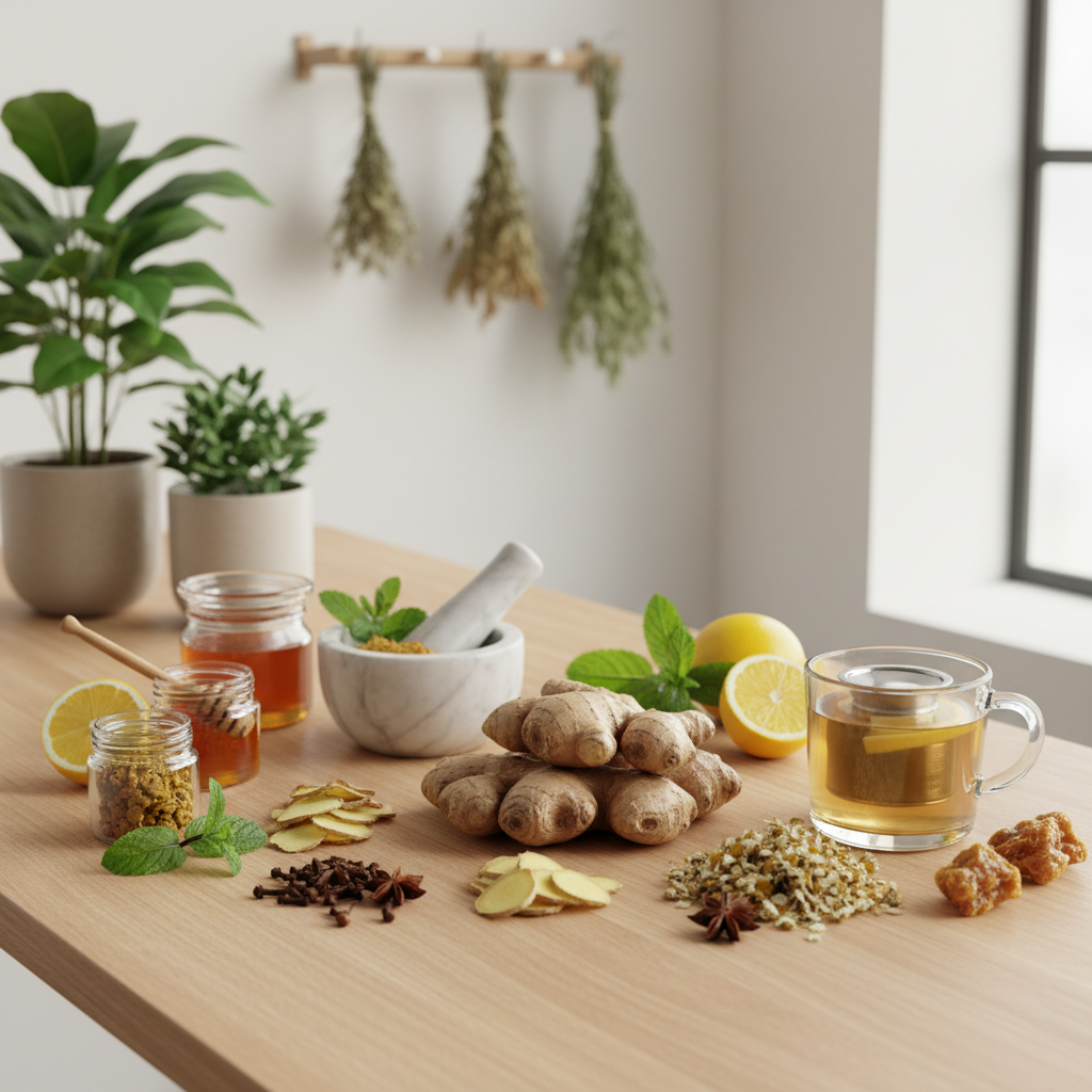 Remèdes naturels pour Mal de gorge : 6 remèdes de grand-mère efficaces au gingembre