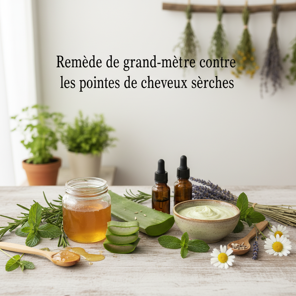 Remède de grand-mère contre les pointes de cheveux sèches