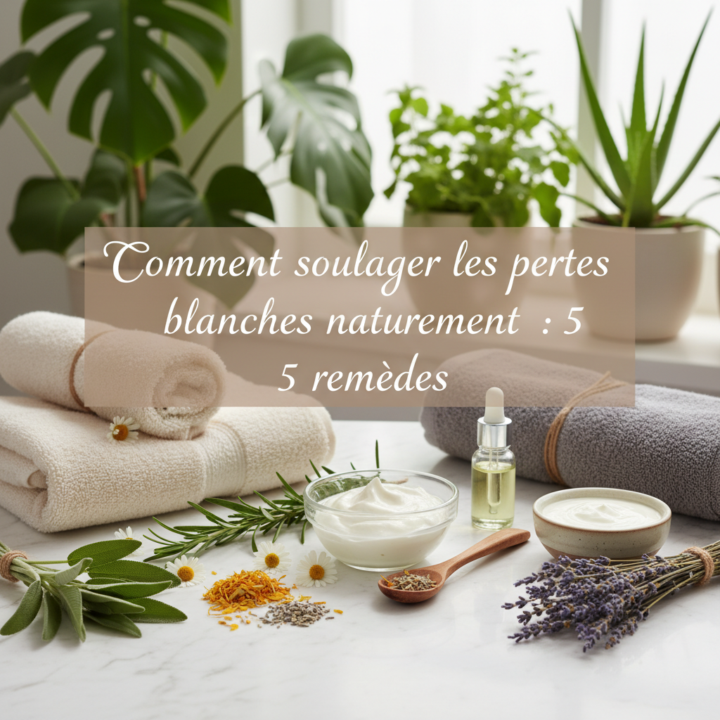 Comment soulager les pertes blanches naturellement : 5 remèdes