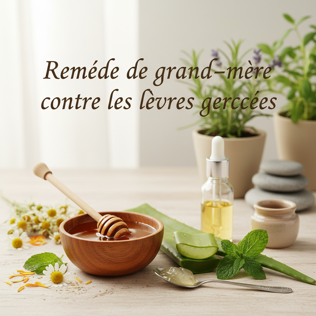 Remède de grand-mère contre les lèvres gercées