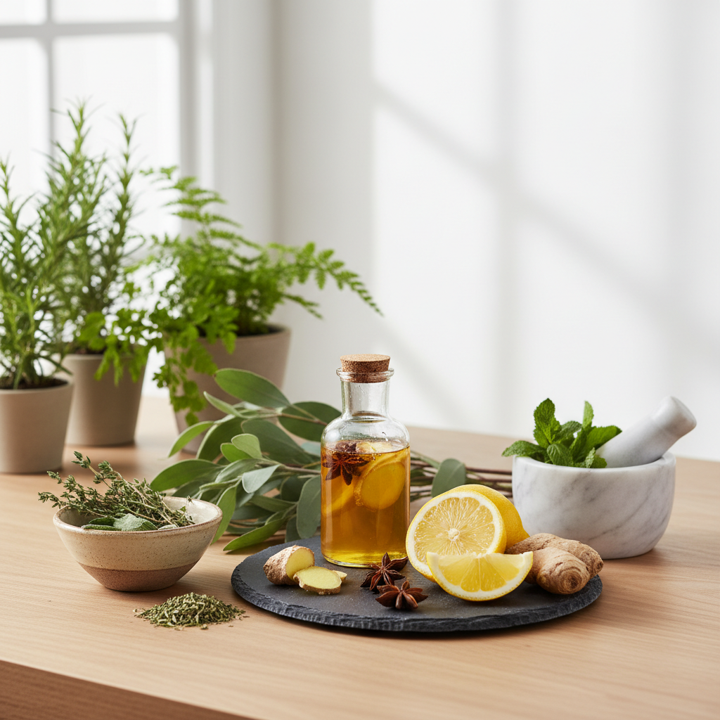 Remède de grand-mère contre les glaires dans la gorge